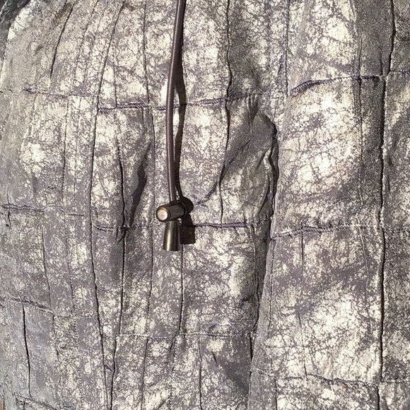 Ruby Rd. Front zip jacket lightweight silver gray S/M - Picture 3 of 6